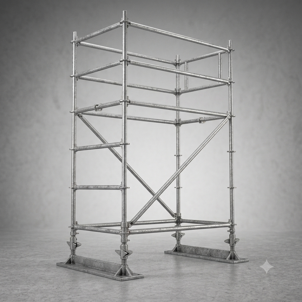 Scaffolding vertical stand